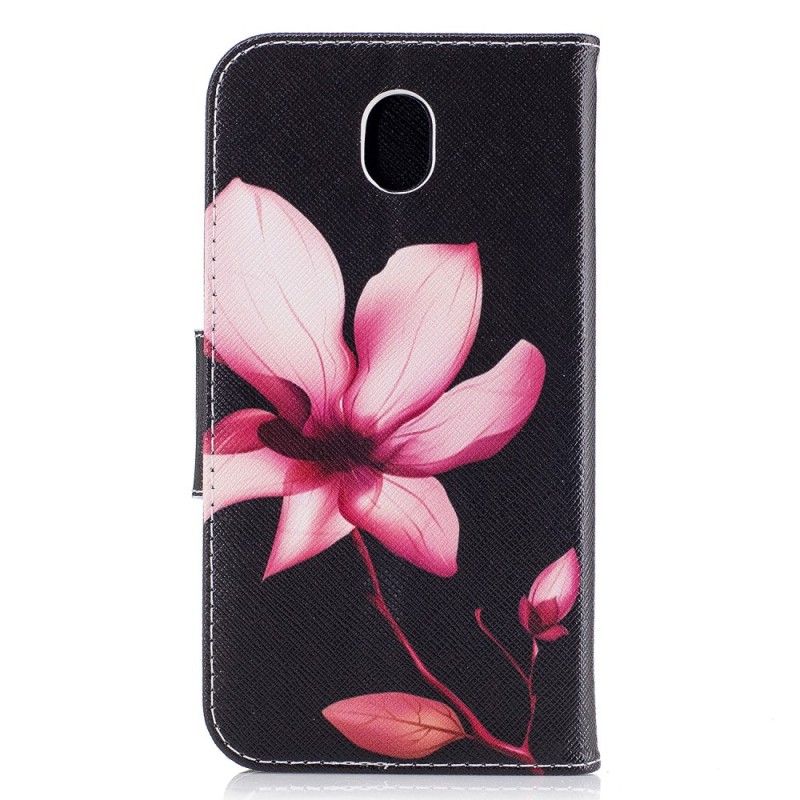 Fodral för Samsung Galaxy J7 2017 Rosa Blomma