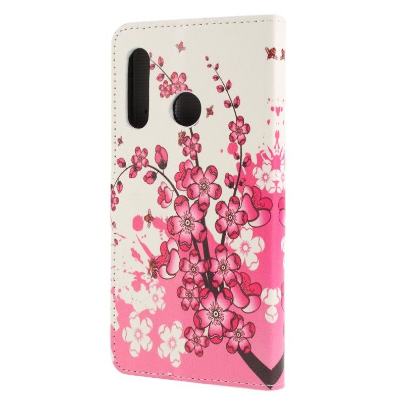 Fodral Huawei P30 Lite Tropiska Blommor