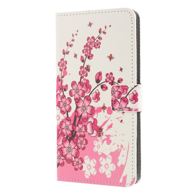 Fodral Huawei P30 Lite Tropiska Blommor