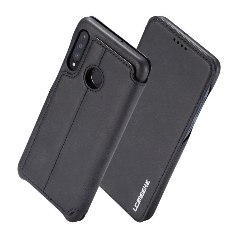 Folio-fodral Huawei P30 Lite Svart Lc.Imeeke Lädereffekt