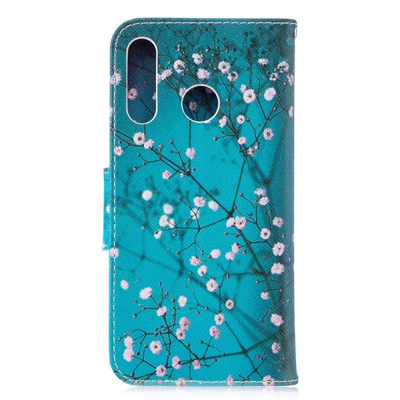 Läderskal Huawei P30 Lite Blommande Träd