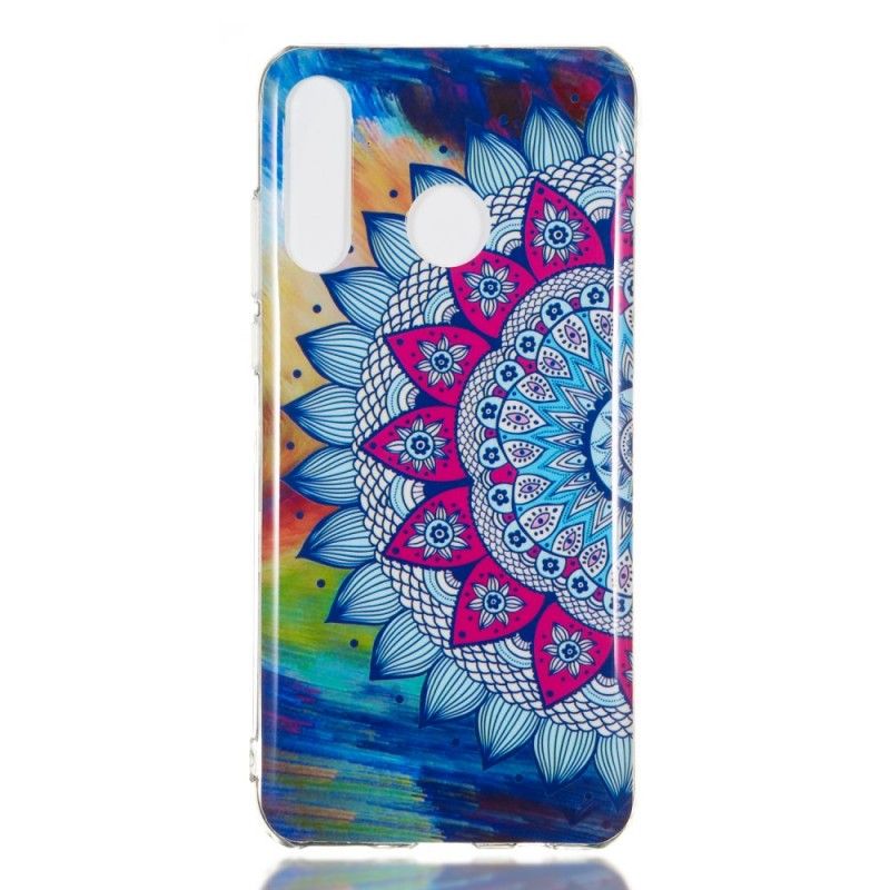 Skal för Huawei P30 Lite Fluorescerande Mandala