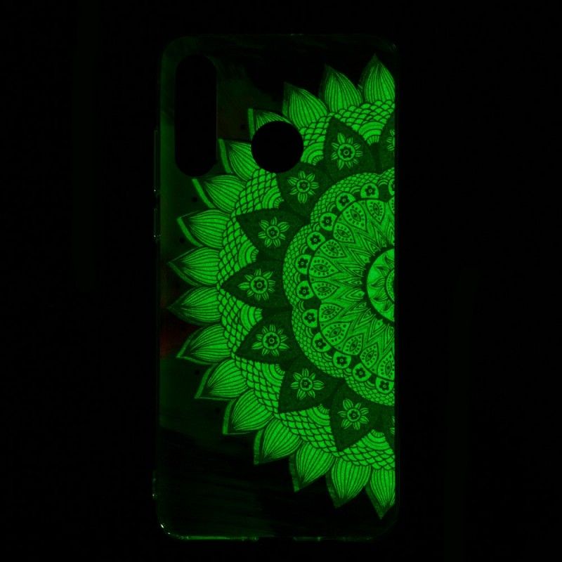 Skal för Huawei P30 Lite Fluorescerande Mandala