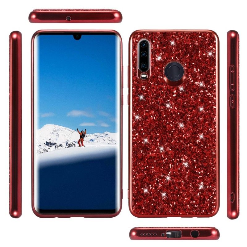 Skal för Huawei P30 Lite Svart Jag Är Glitter