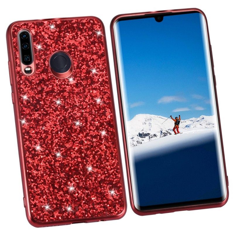 Skal för Huawei P30 Lite Svart Jag Är Glitter