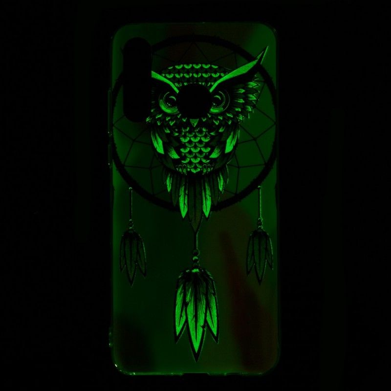 Skal Huawei P30 Lite Fluorescerande Uggla Drömfångare