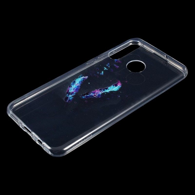 Skal Huawei P30 Lite Genomskinliga Fjädrar