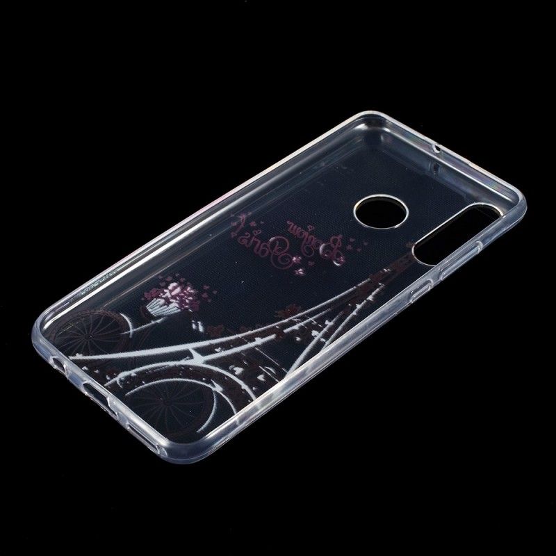 Skal Huawei P30 Lite Mobilskal Transparent Hej Paris