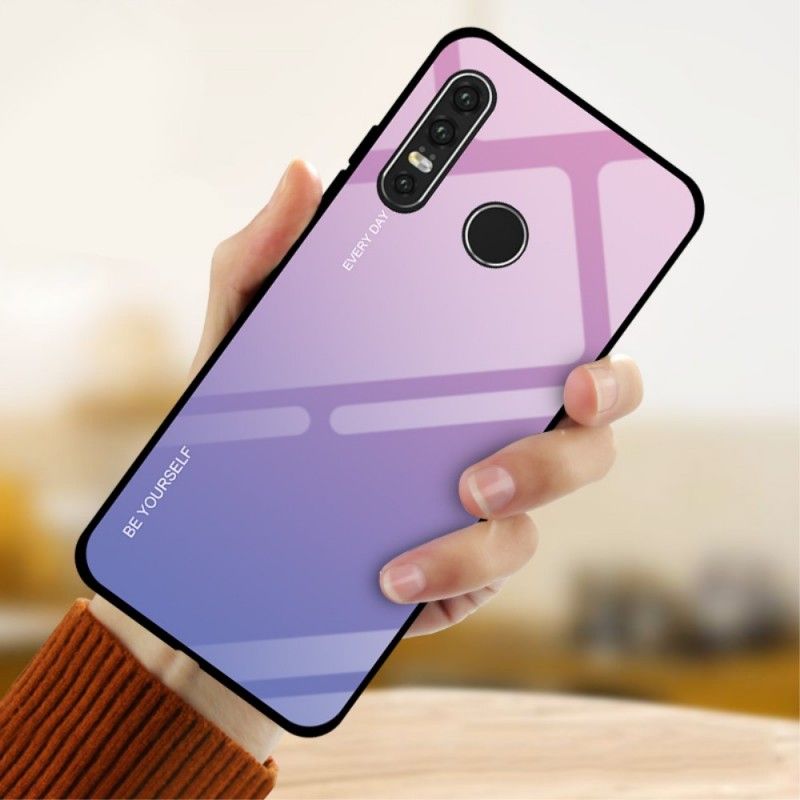 Skal Huawei P30 Lite Röd Galvaniserad Färg