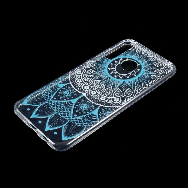 Skal Huawei P30 Lite Rosa Mobilskal Transparent Färgglad Mandala