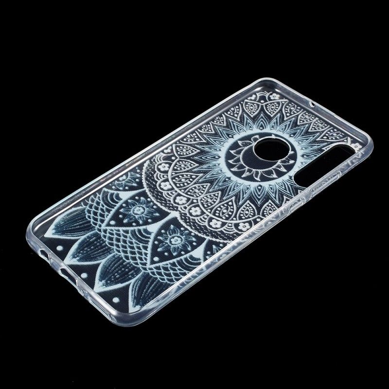 Skal Huawei P30 Lite Rosa Mobilskal Transparent Färgglad Mandala