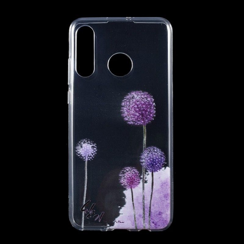 Skal Huawei P30 Lite Transparent Färgade Maskrosor