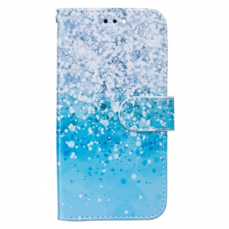 Fodral Samsung Galaxy A13 5G / A04s Blå Glittergradient