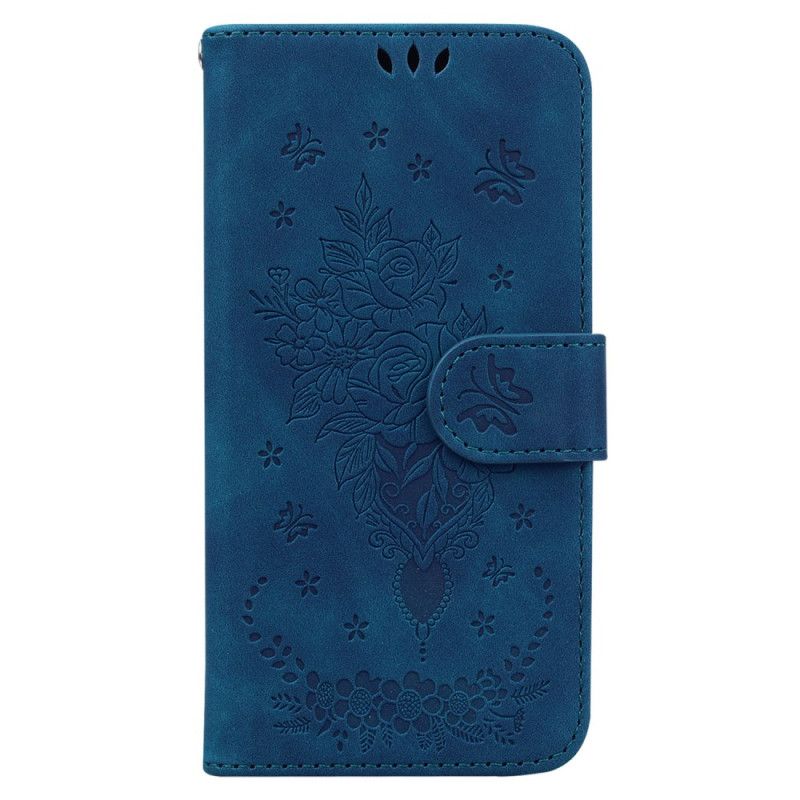 Läderskal Fodral Oppo Reno 12 5g Floralie Med Rem