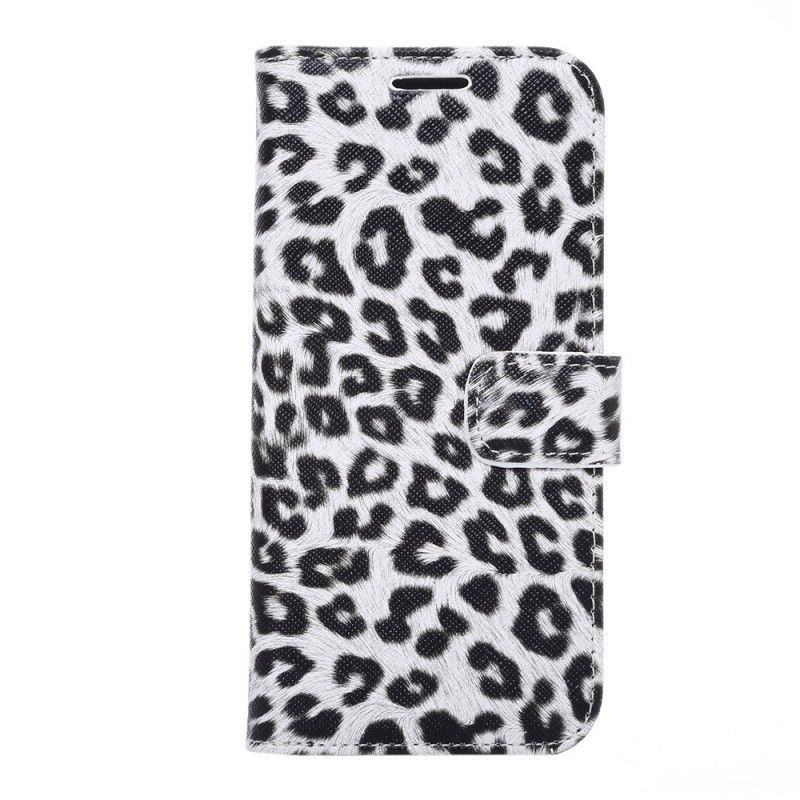 Fodral Samsung Galaxy S7 Vit Leopard