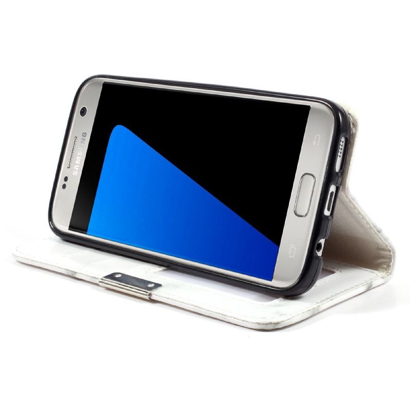 Folio-fodral Samsung Galaxy S7 Mobilskal Marmor