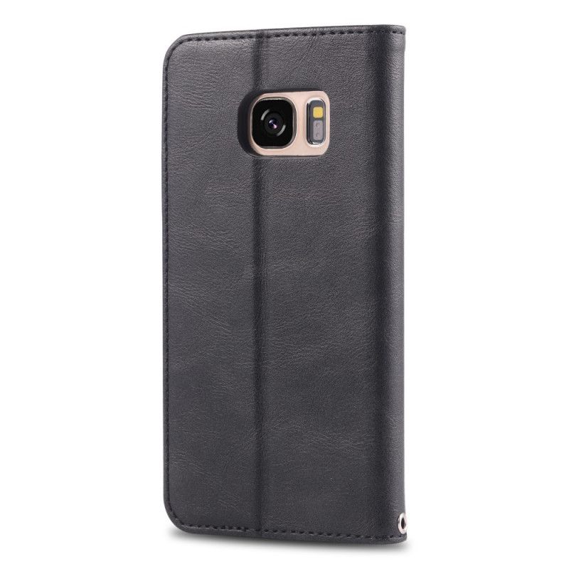 Folio-fodral Samsung Galaxy S7 Svart Retro Azns