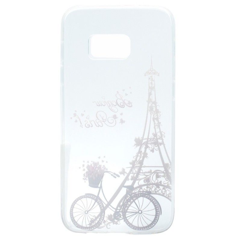 Skal för Samsung Galaxy S7 Transparent Hej Paris