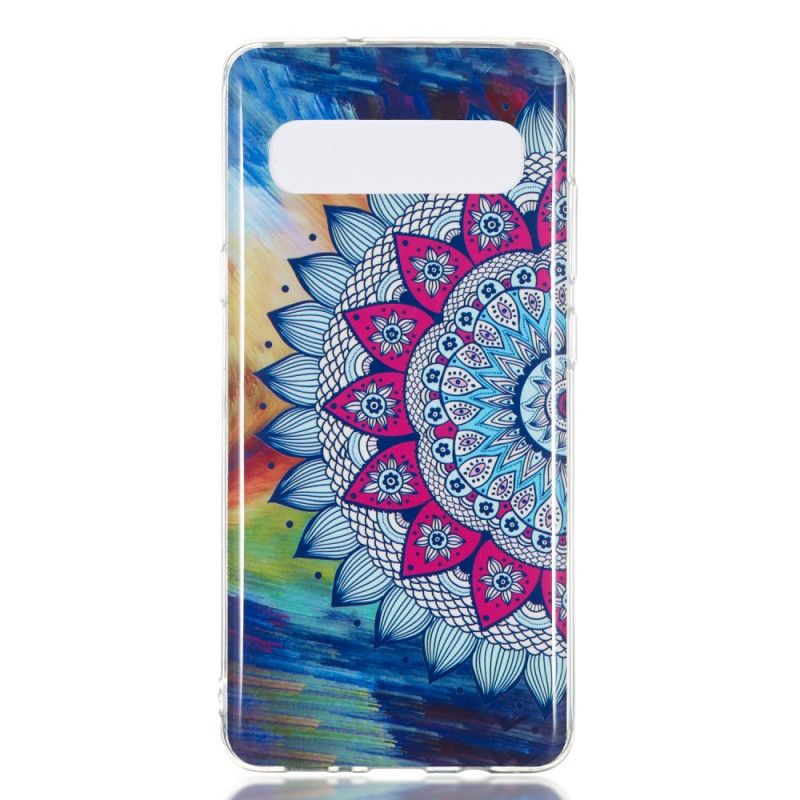 Skal för Samsung Galaxy S10 5G Fluorescerande Mandala