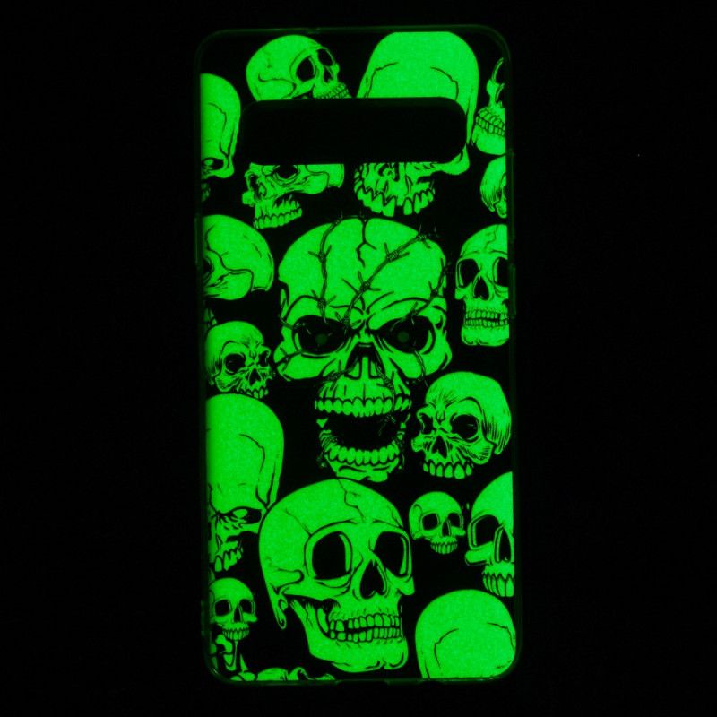 Skal Samsung Galaxy S10 5G Fluorescerande Skalle För Uppmärksamhet