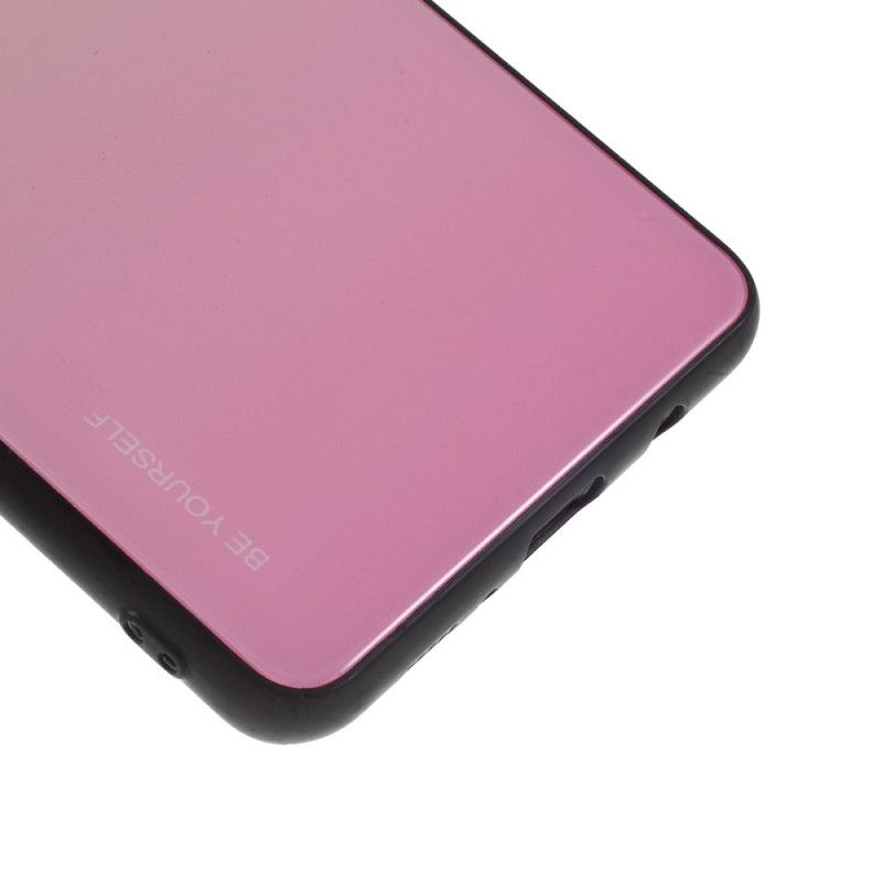 Skal Samsung Galaxy S10 5G Röd Mobilskal Var Dig Själv Härdat Glas