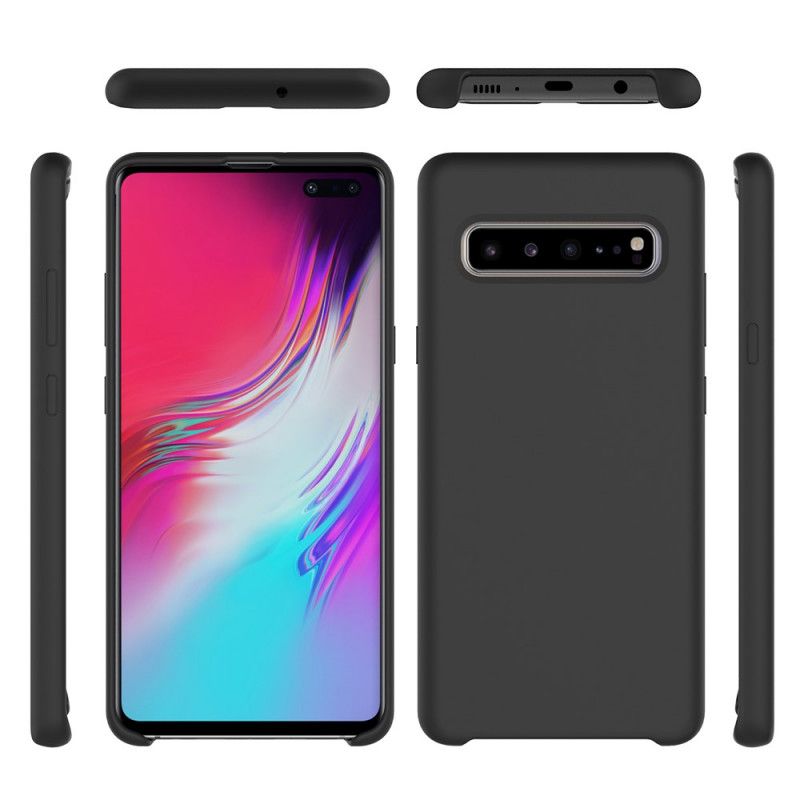 Skal Samsung Galaxy S10 5G Svart Silkeslen Touch