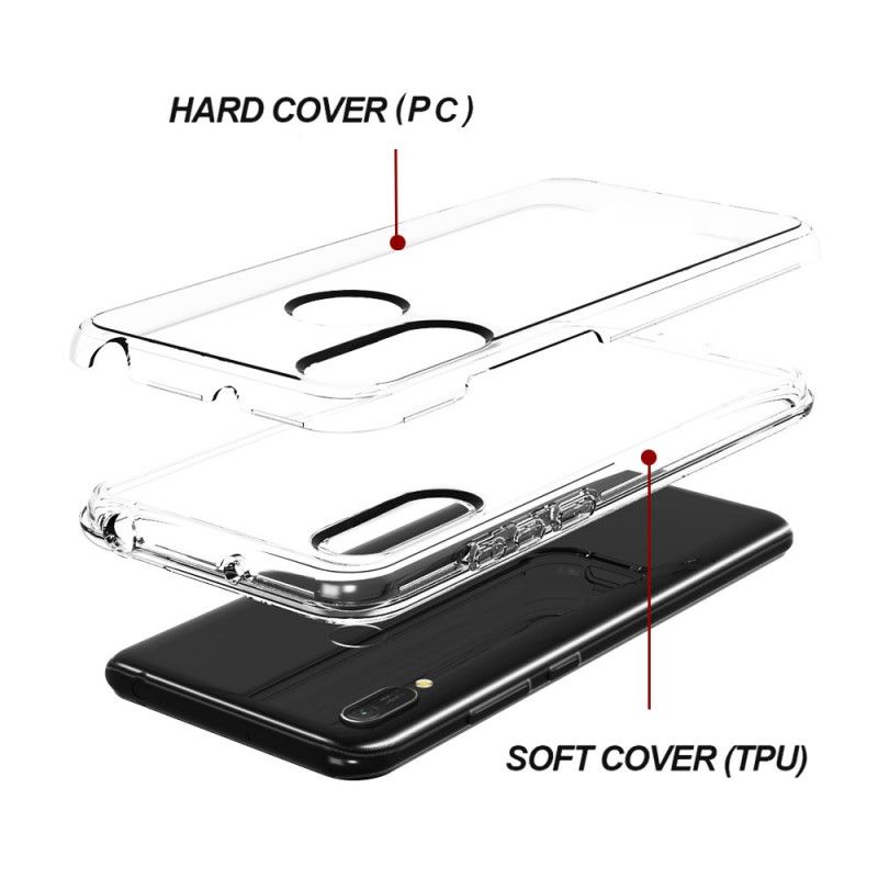 Skal Honor 8A Transparent Flexibelt Silikon