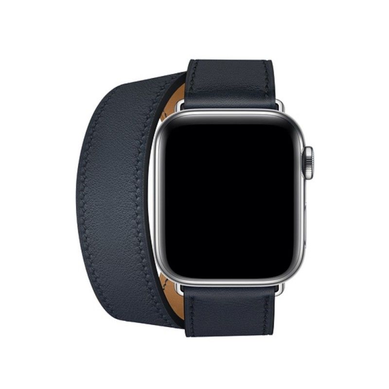 Apple Klockarmband 40/38 Mm Läder Dubbla Turfärger