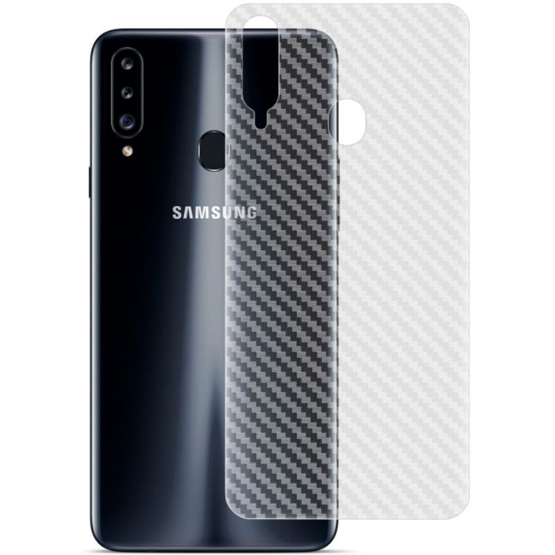 Bakre Skyddsfilm Samsung Galaxy A20s Carbon Imak-Stil