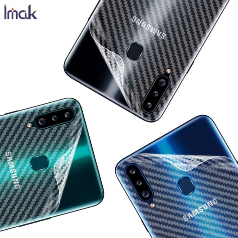 Bakre Skyddsfilm Samsung Galaxy A20s Carbon Imak-Stil