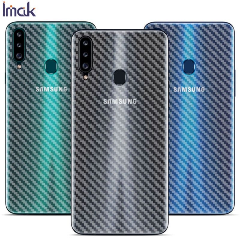 Bakre Skyddsfilm Samsung Galaxy A20s Carbon Imak-Stil