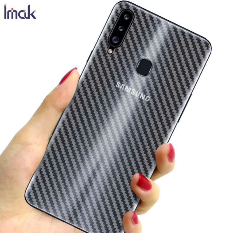 Bakre Skyddsfilm Samsung Galaxy A20s Carbon Imak-Stil