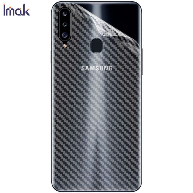 Bakre Skyddsfilm Samsung Galaxy A20s Carbon Imak-Stil