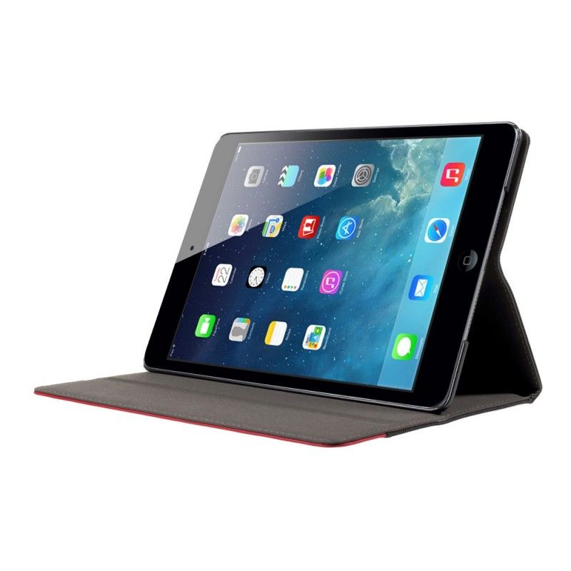 Fodral iPad Air / Air 2 Svart Muturaltyg Och Konstläder