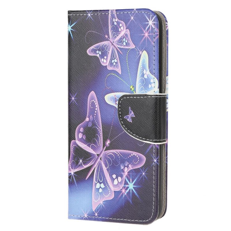 Fodral för Samsung Galaxy A51 Neonfjärilar