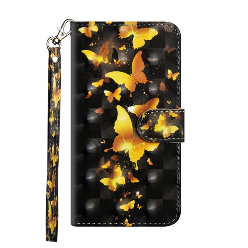 Fodral Samsung Galaxy A51 Gula Fjärilar