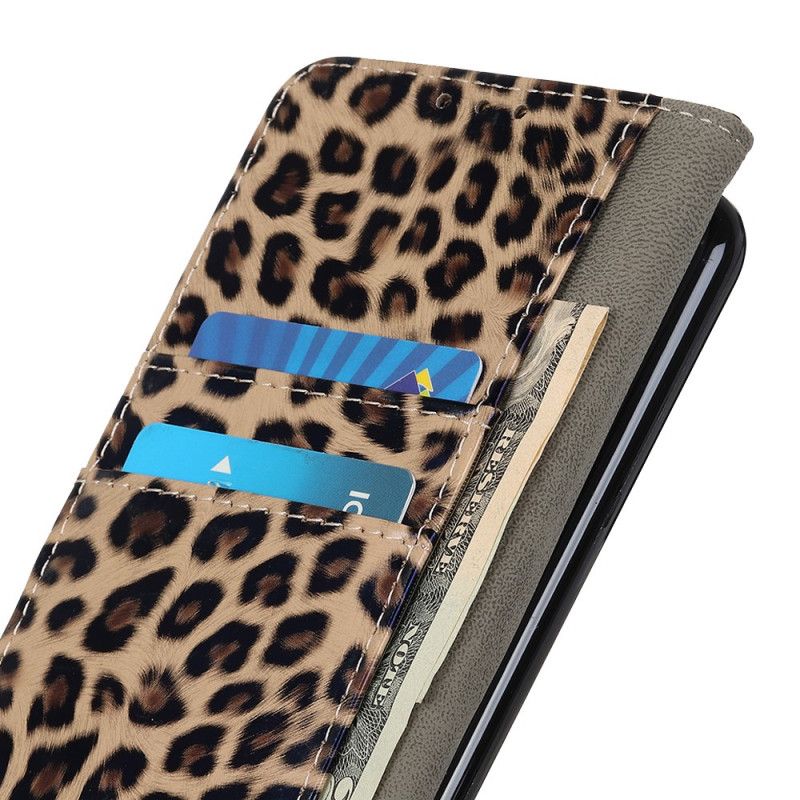 Läderskal Samsung Galaxy A51 Leopard