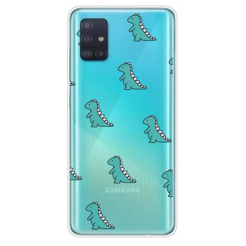 Skal för Samsung Galaxy A51 Dinosaurier