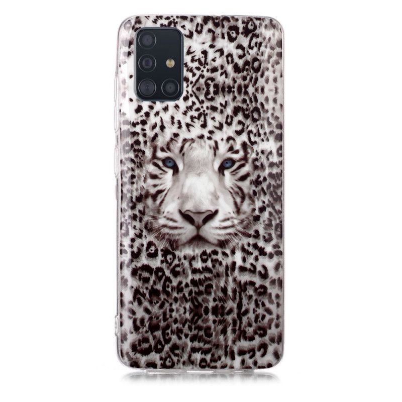 Skal för Samsung Galaxy A51 Fluorescerande Leopard