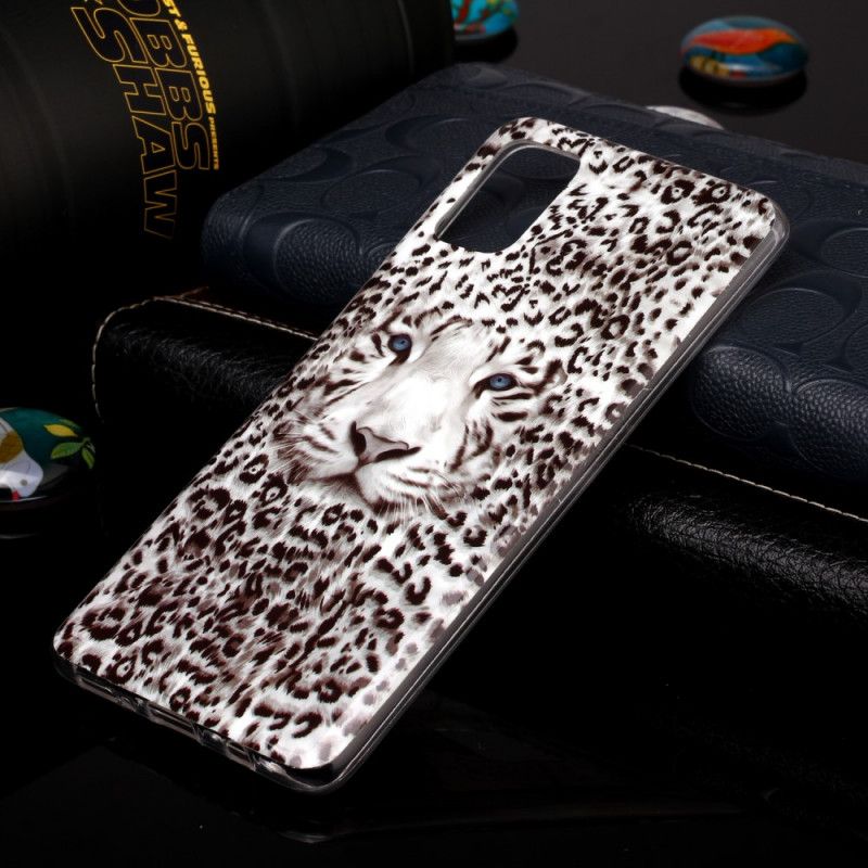 Skal för Samsung Galaxy A51 Fluorescerande Leopard