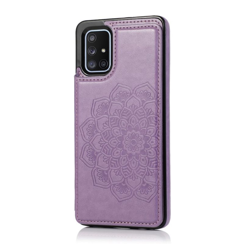 Skal Samsung Galaxy A51 Grå Mandala-Kortkorthållare