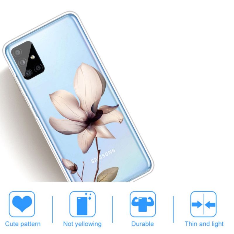 Skal Samsung Galaxy A51 Mobilskal Premium Blommigt