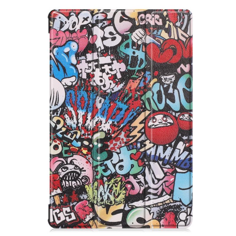 Smart Fodral Samsung Galaxy Tab S6 Graffiti Kul