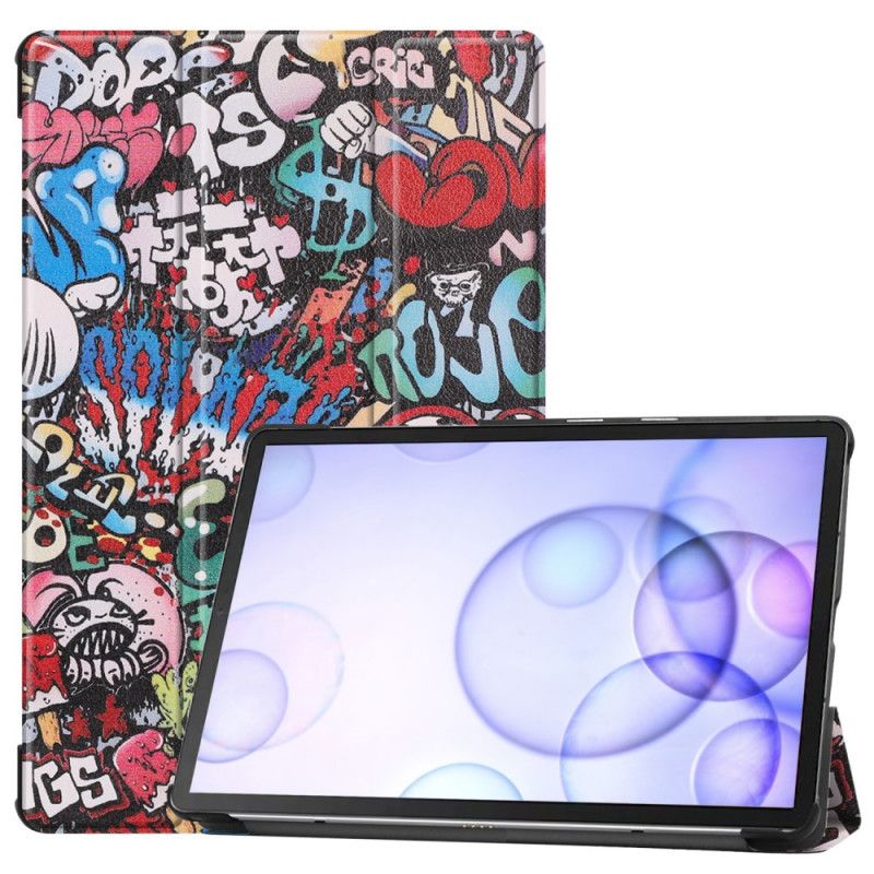 Smart Fodral Samsung Galaxy Tab S6 Graffiti Kul