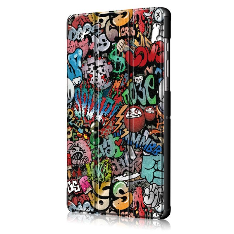 Smart Fodral Samsung Galaxy Tab S6 Graffiti Pennhållare