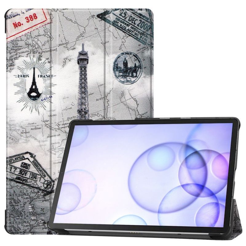 Smart Fodral Samsung Galaxy Tab S6 Retro Eiffeltornet