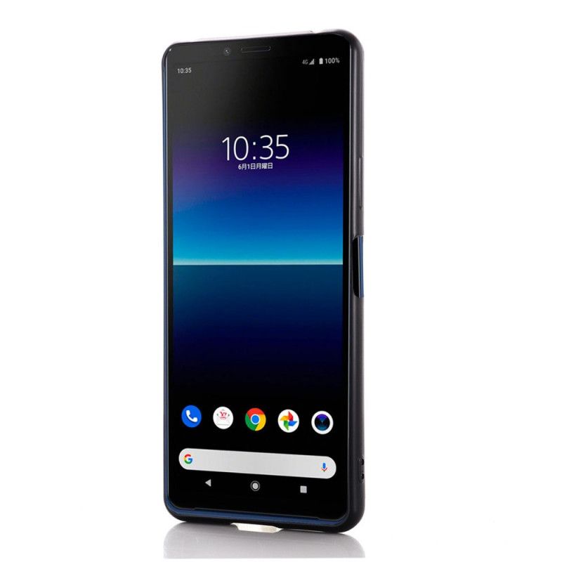 Skal Sony Xperia 10 II Svart Stöd För Korthållare