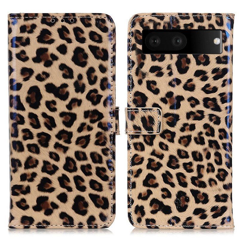 Fodral Google Pixel 7 Leopardhudeffekt