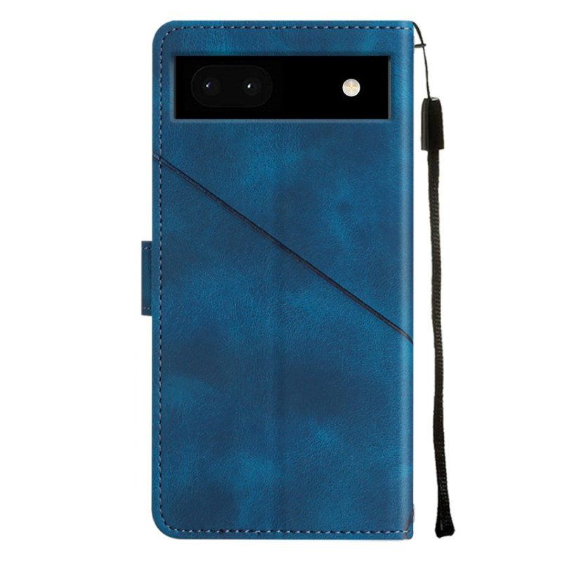 Fodral Google Pixel 7A Med Kedjar Strappy 70-talsstil