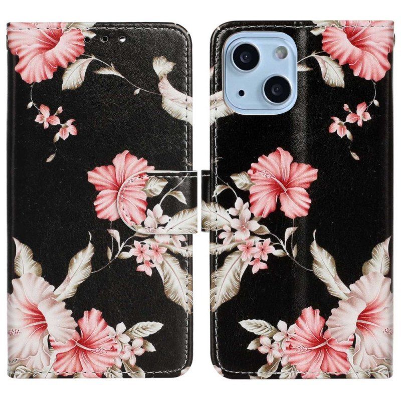 Fodral iPhone 14 Blommor